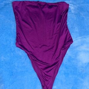 Purple Forever 21 Bodysuit